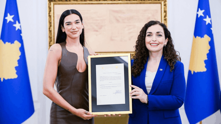 Дуа Ліпа офіційно стала громадянкою Косова: визнання з боку президентки